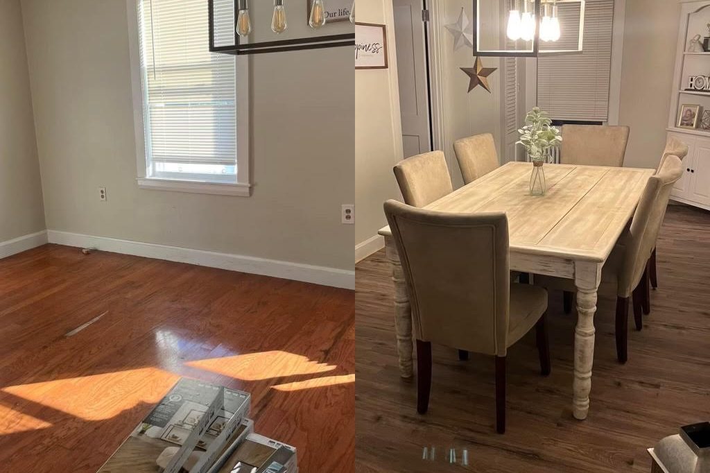 remodeled dining room